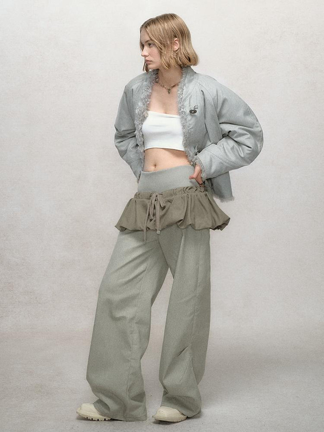 AnnoMundi Detachable Drawstring Bloomer Jumpsuit Pants