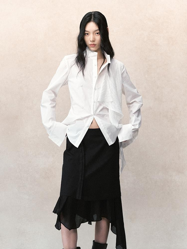 AnnoMundi Detachable Layered Skirt Overlay Women&