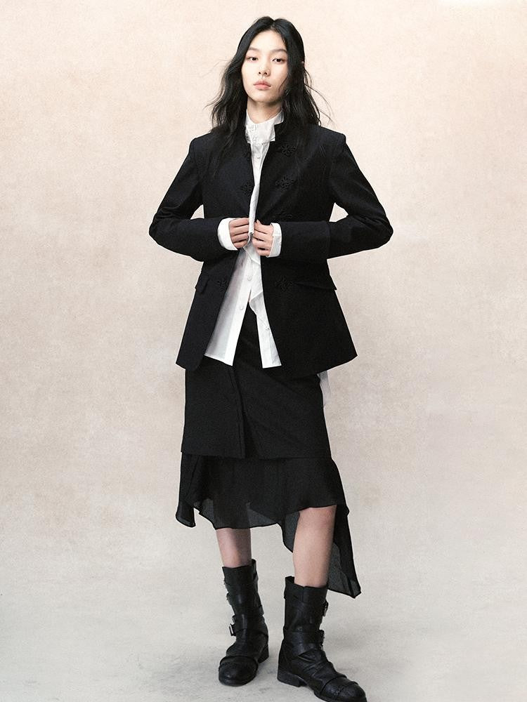 AnnoMundi Detachable Layered Skirt Overlay Women&