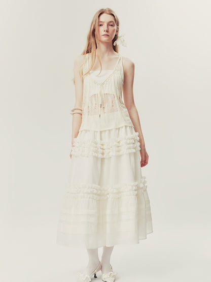 AnnoMundi Distressed Open Knit Summer Vest Top
