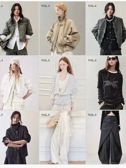 AnnoMundi Distressed Snowflake Jacquard Knit Peplum Hoodie Jacket