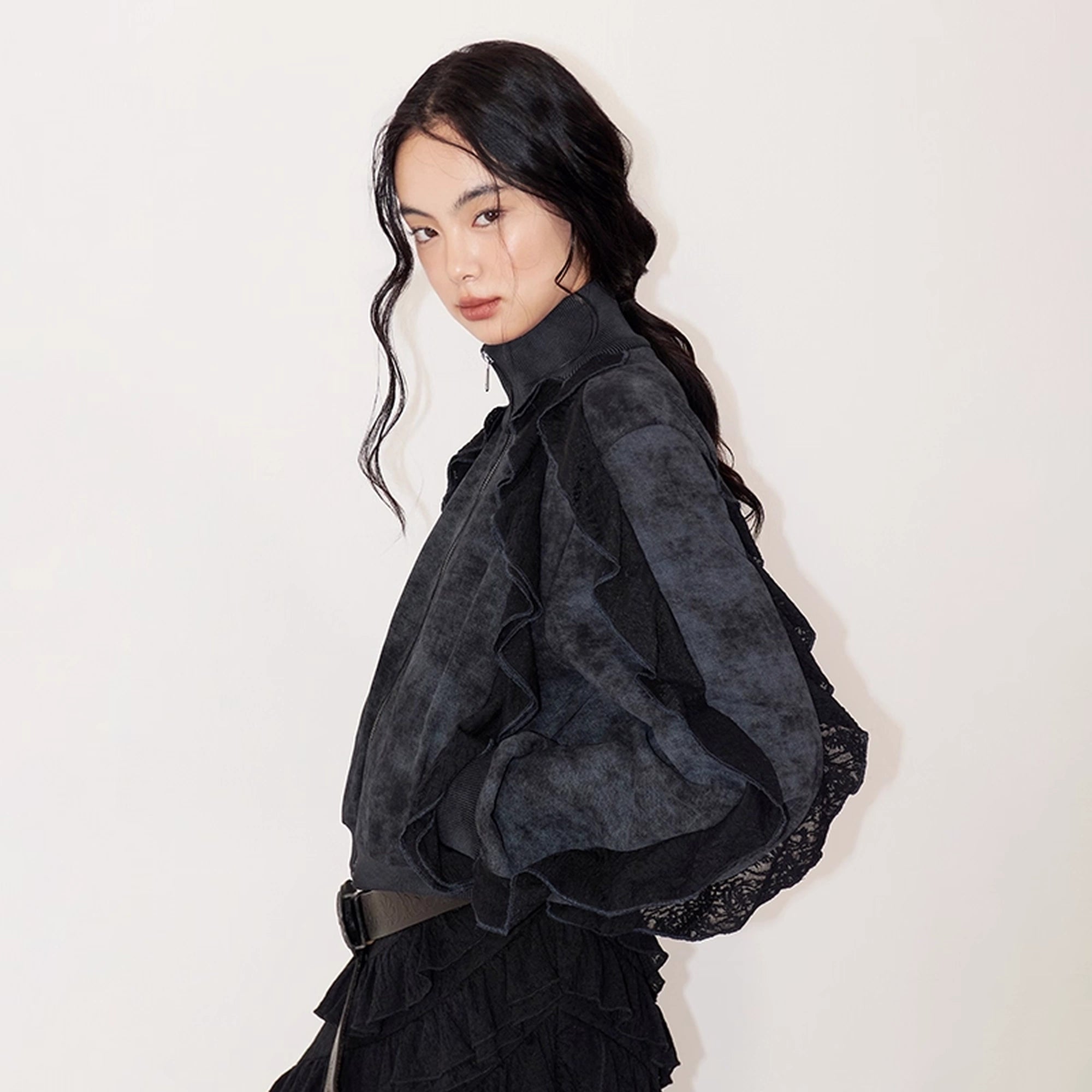 AnnoMundi_Distressed_Snowflake_Jacquard_Knit_Peplum_Hoodie_MISSTT