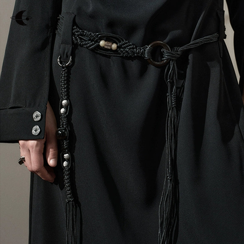 AnnoMundi_Draped_Neckline_Slit_Sleeve_Black_Maxi_Dress_MISSTT