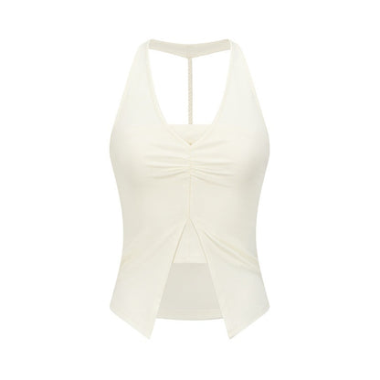AnnoMundi_Draped_Twist_Pleat_Halter_Double_Layer_Slit_Cropped_Women&