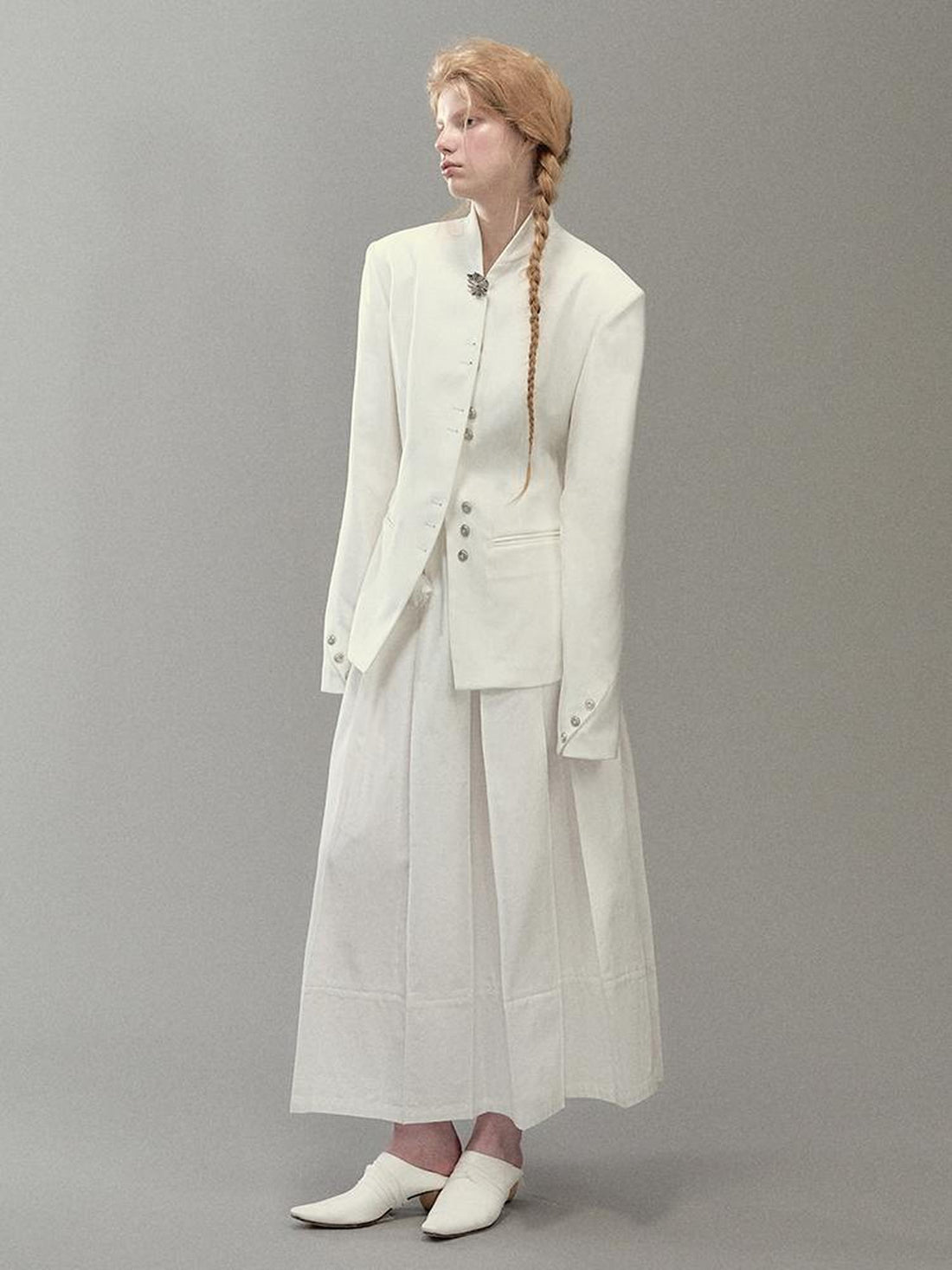 AnnoMundi Dual Collar Rooted Motion Blazer