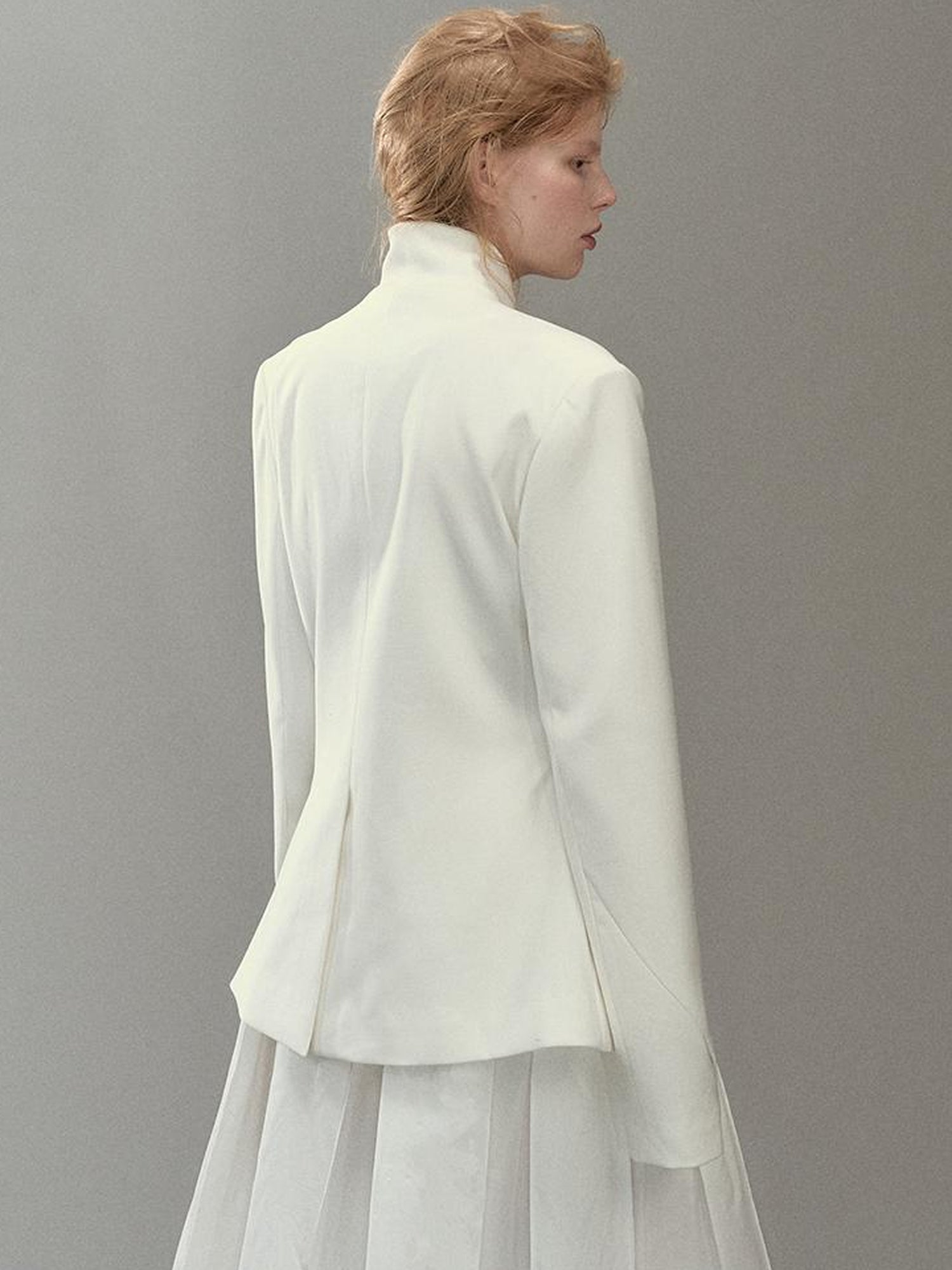 AnnoMundi Dual Collar Rooted Motion Blazer