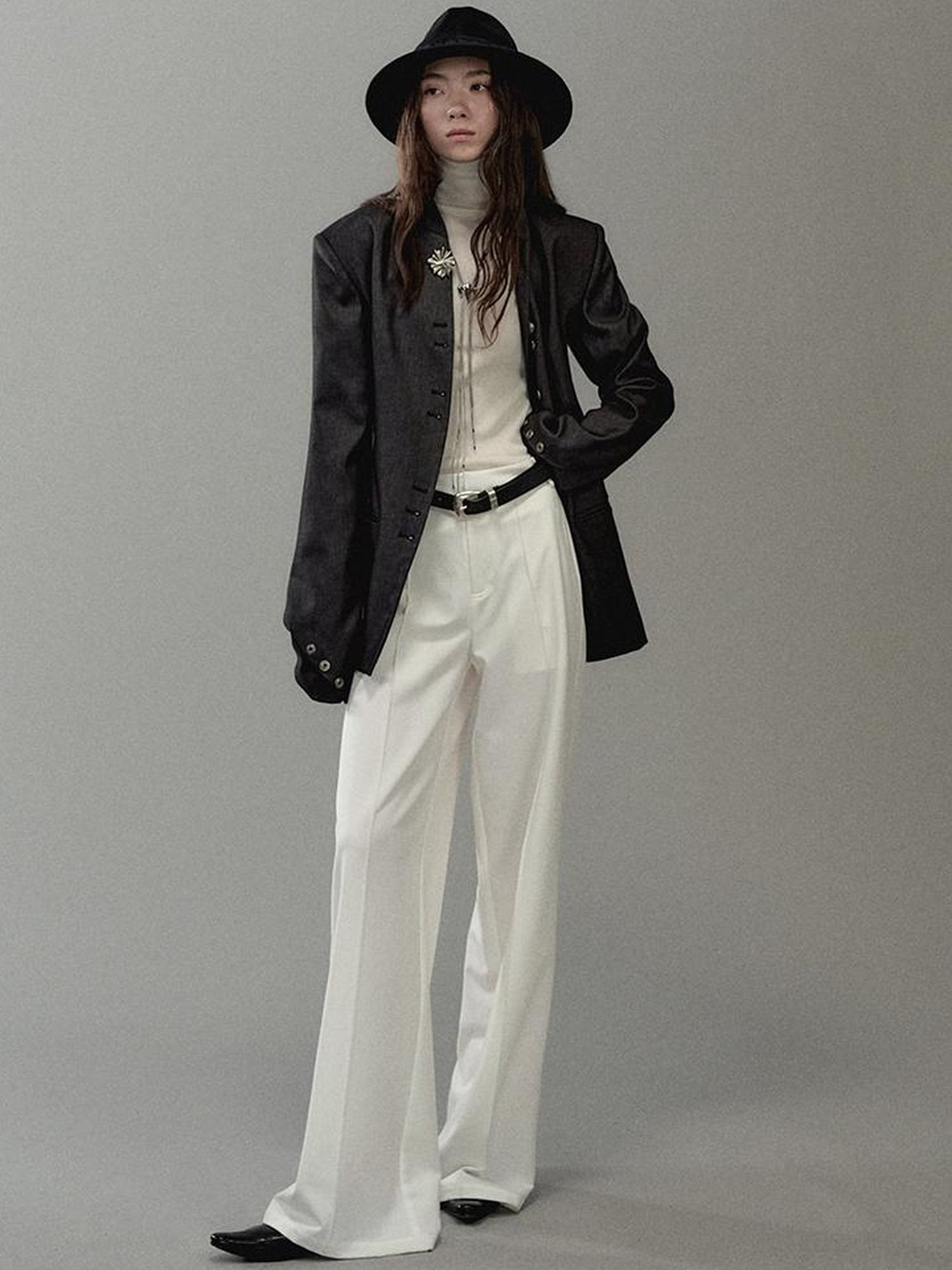 AnnoMundi Dual Collar Rooted Motion Blazer