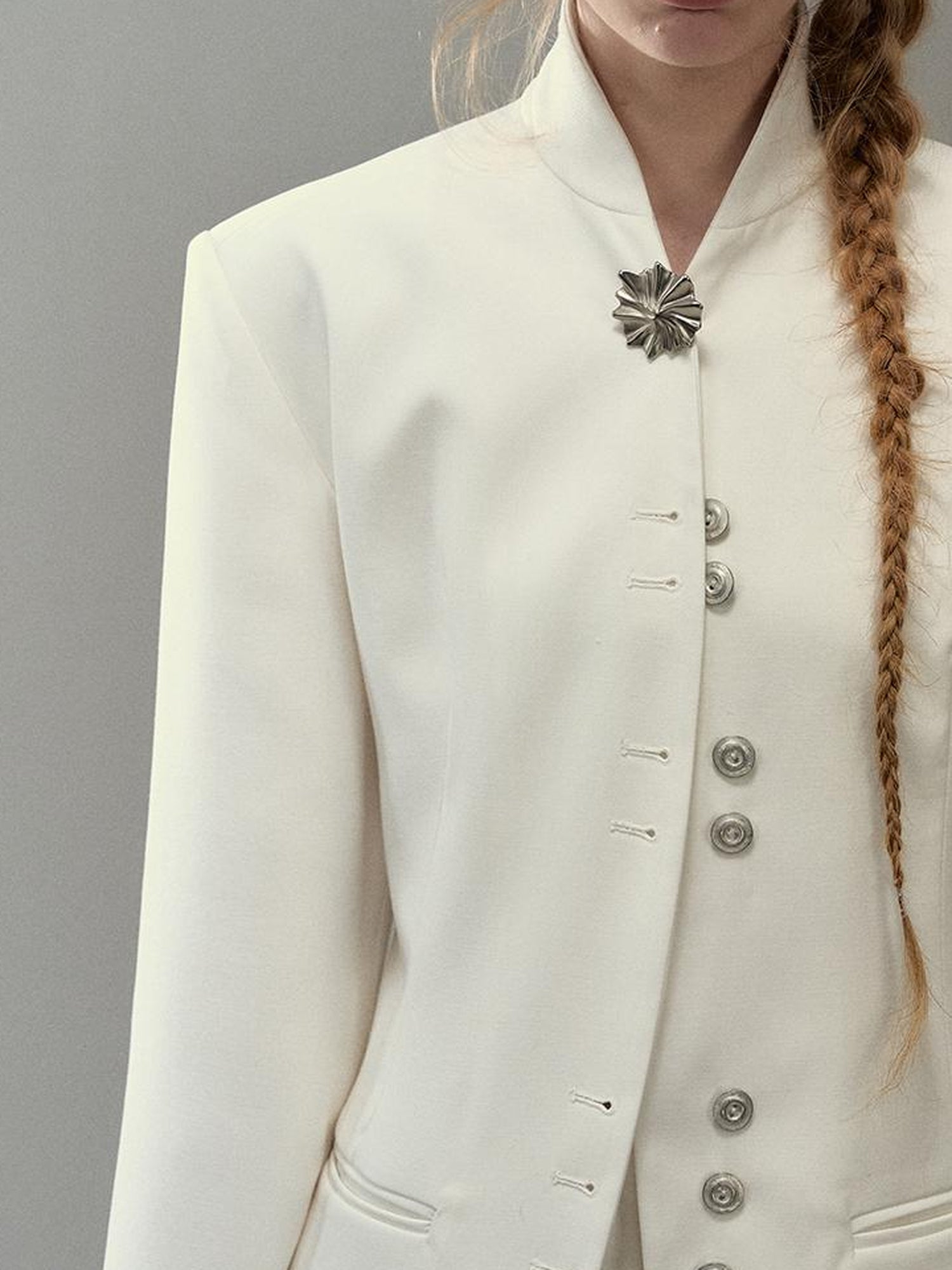 AnnoMundi Dual Collar Rooted Motion Blazer