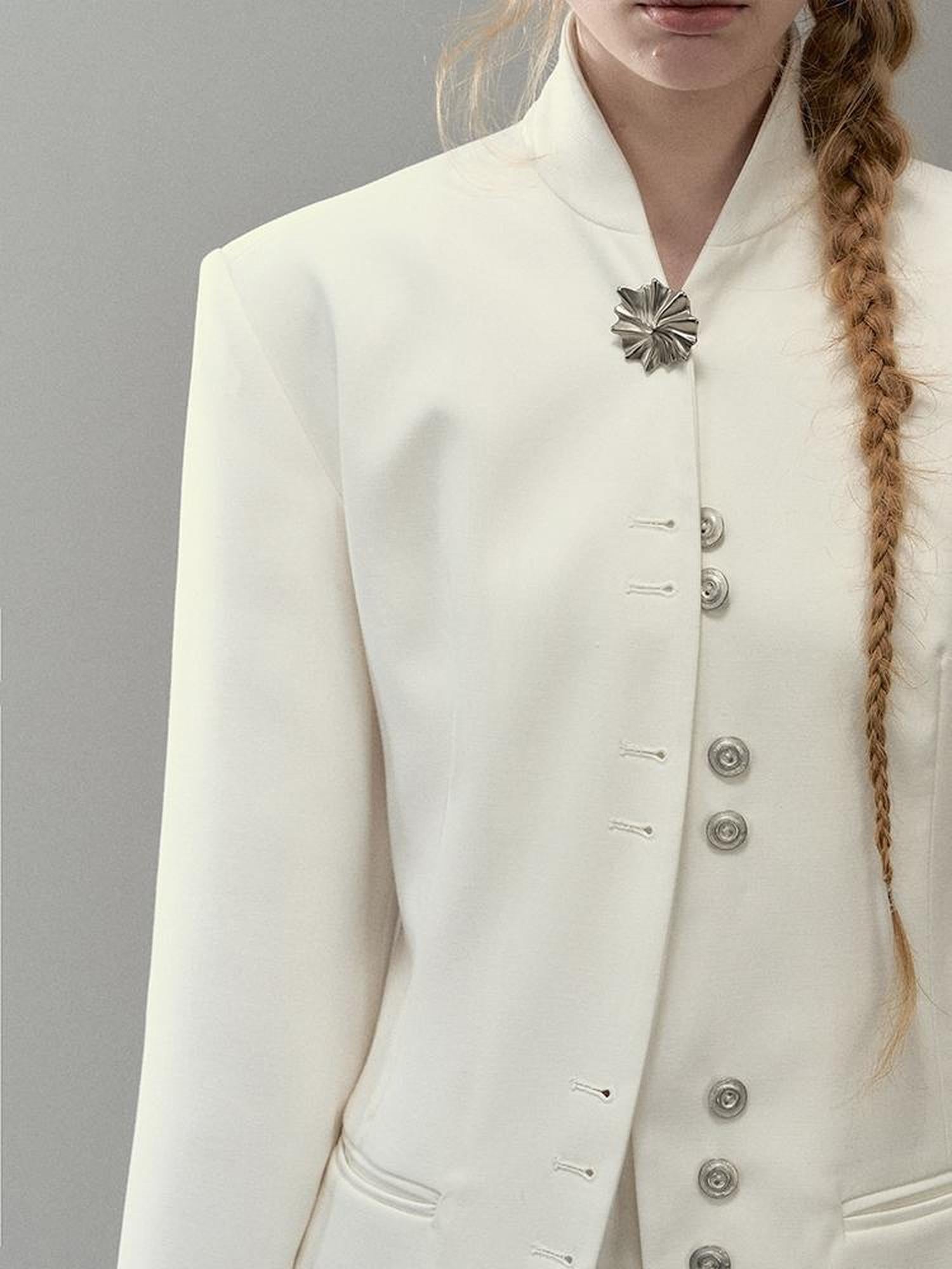 AnnoMundi Dual Collar Rooted Motion Blazer