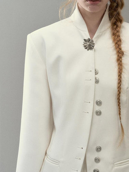 AnnoMundi Dual Collar Rooted Motion Blazer