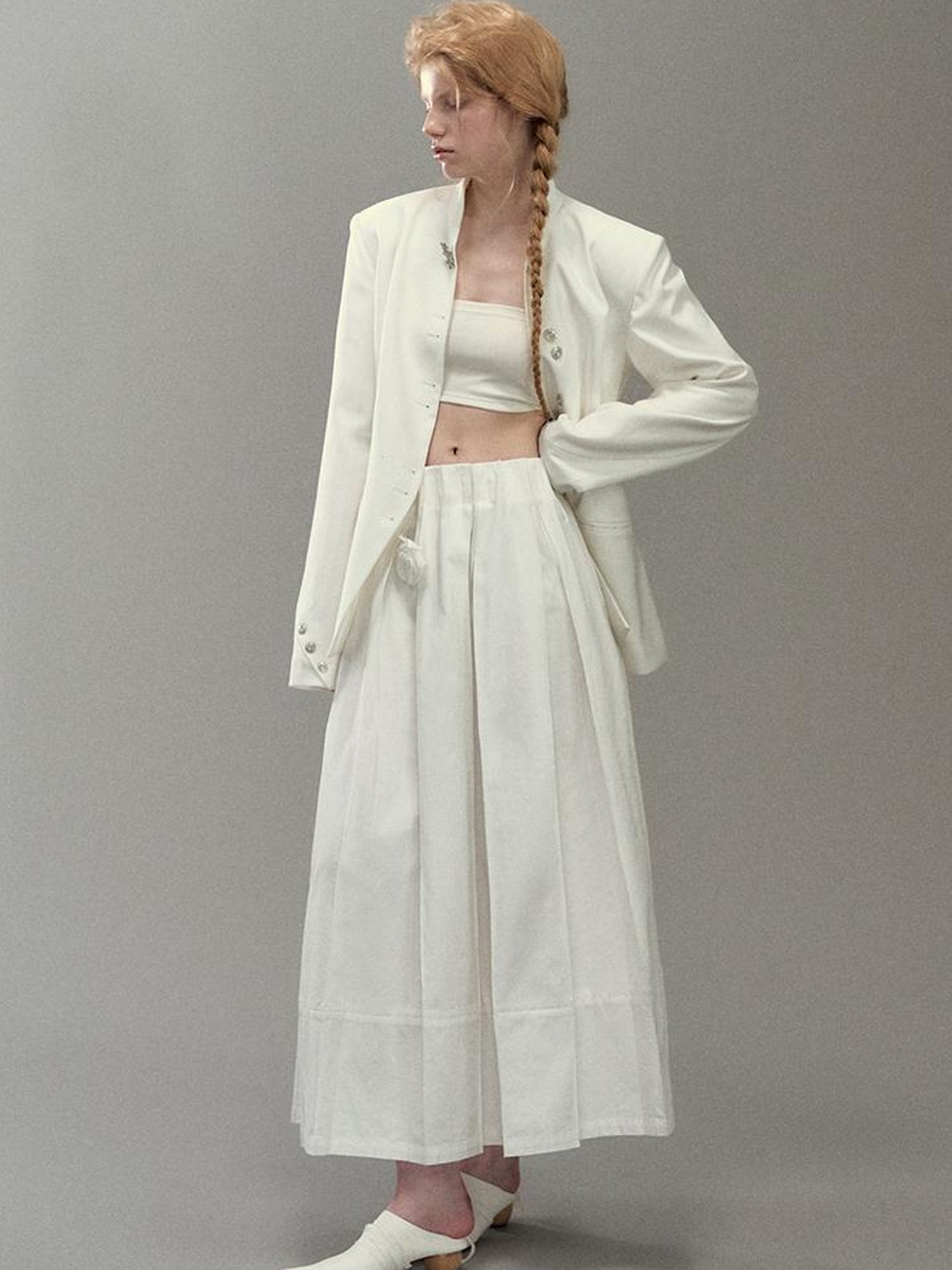 AnnoMundi Dual Collar Rooted Motion Blazer