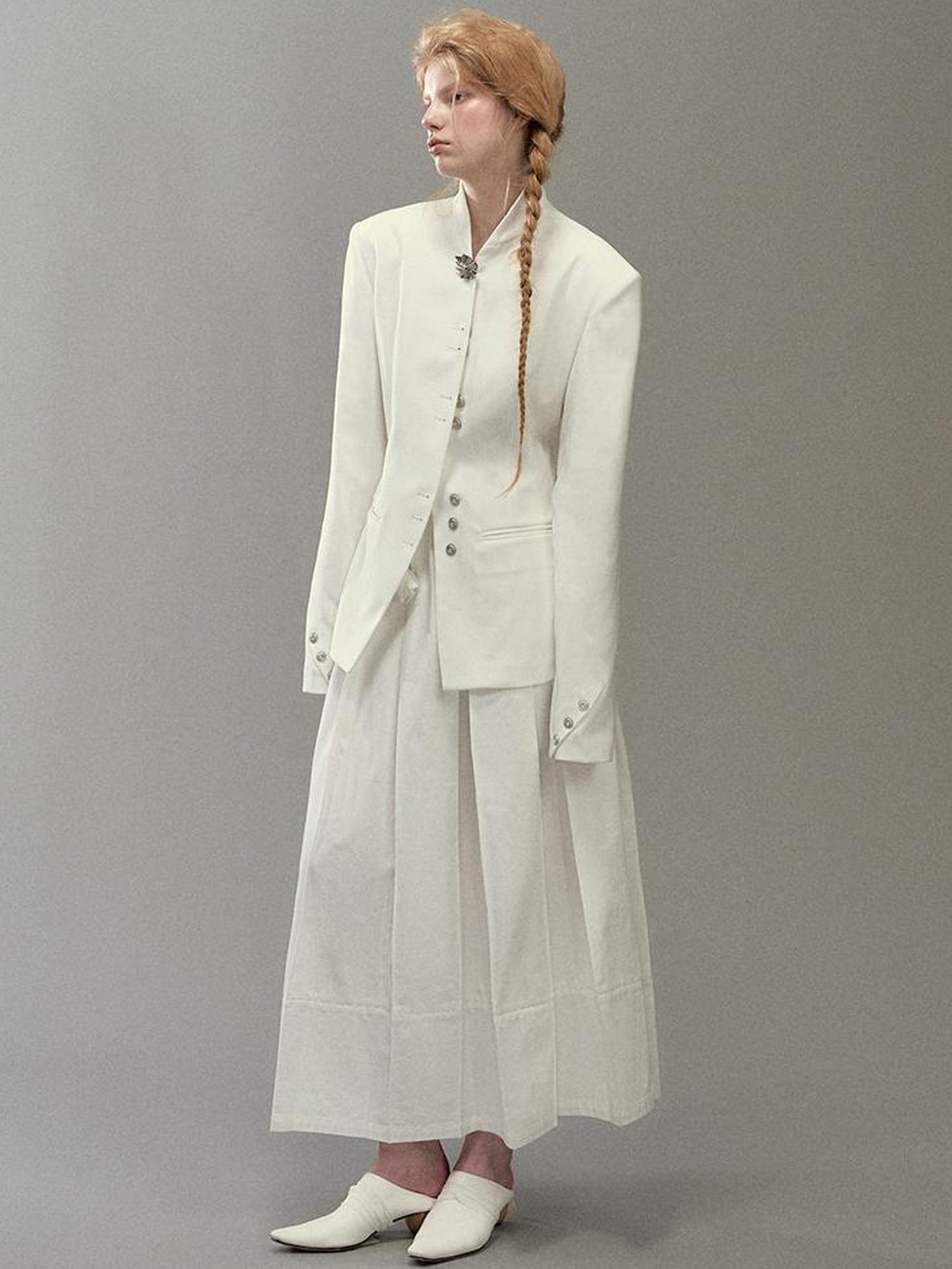 AnnoMundi Dual Collar Rooted Motion Blazer