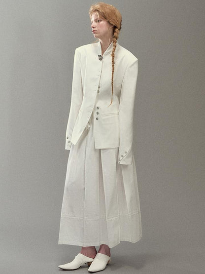 AnnoMundi Dual Collar Rooted Motion Blazer