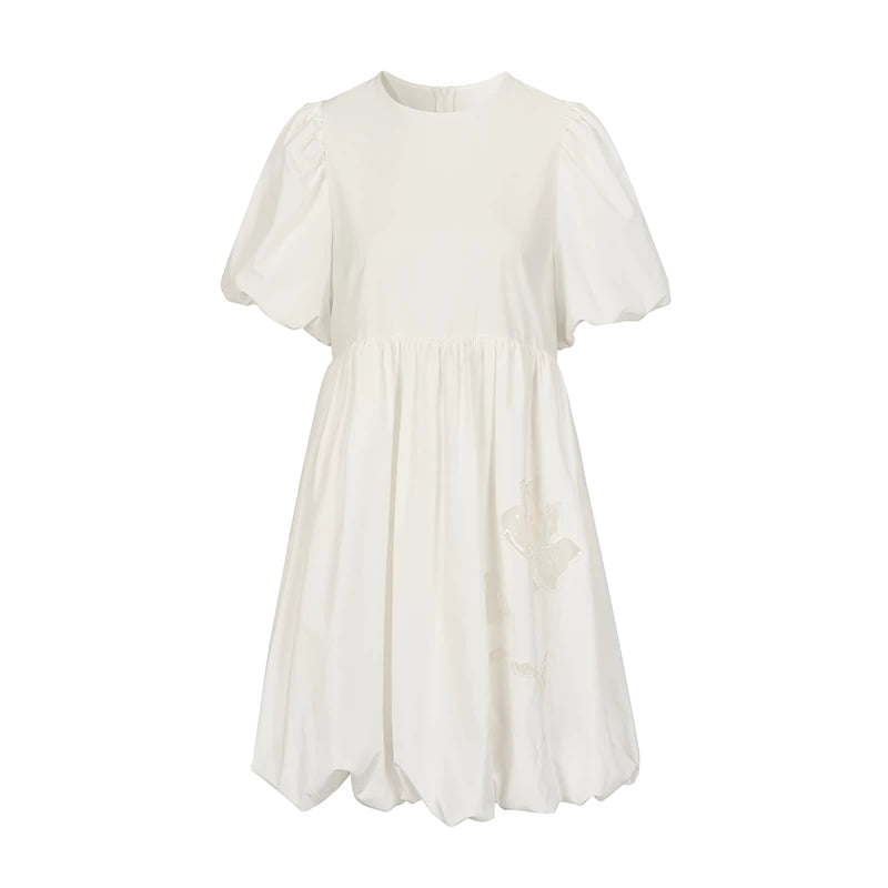 AnnoMundi_Elegant_Floral_Lace_Vintage_Mini_A_Line_V_Neck_Dress_MISSTT