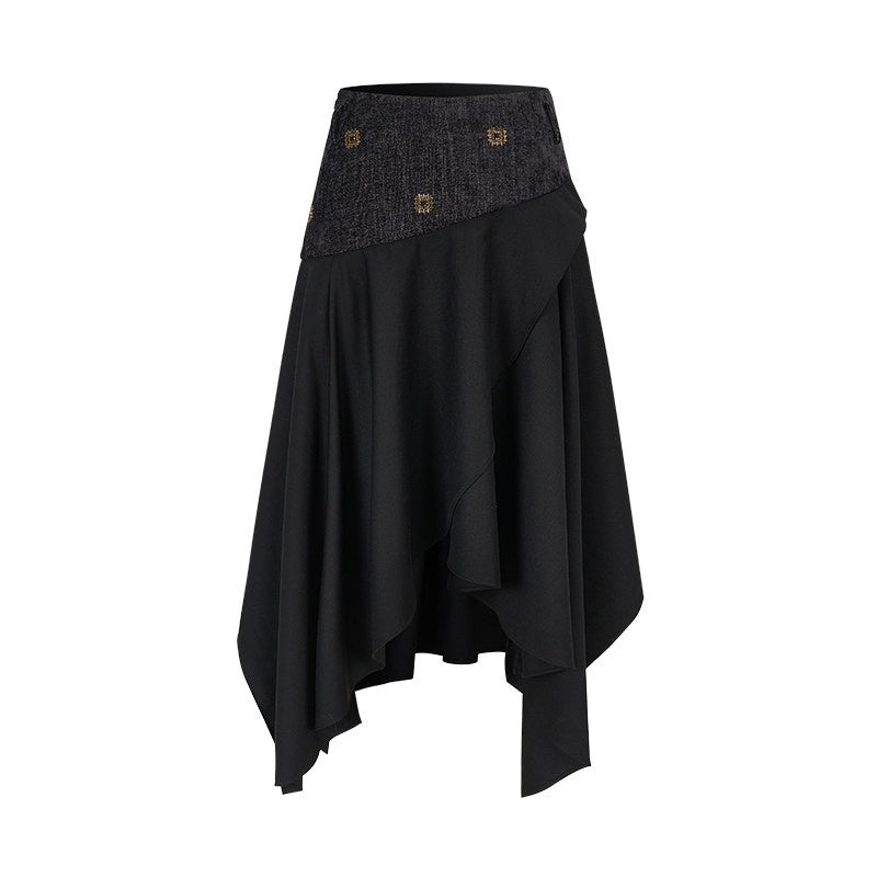 AnnoMundi_Elegant_Two_Piece_V-neck_Long_Sleeve_Midi_Skirt_Set_Women_Vests_MISSTT