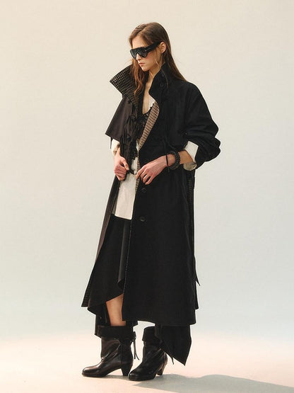 AnnoMundi Elegant Two Piece V-neck Long Sleeve Midi Skirt Set Women Vests