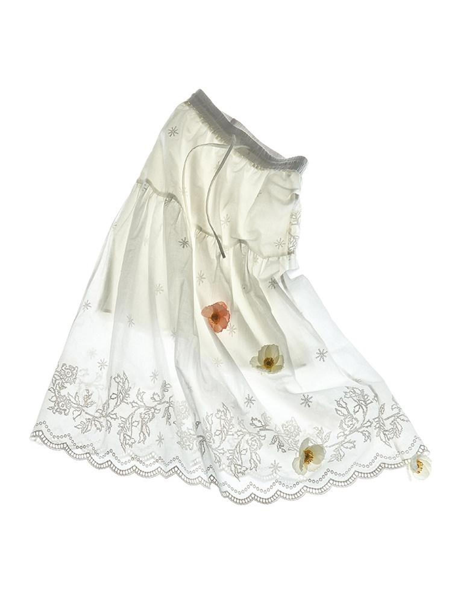 AnnoMundi Embroidered Lace Patchwork Drawstring Women&