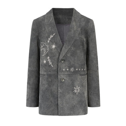 AnnoMundi_Faux_Suede_Embroidered_Bird_Trench_Coat_MISSTT