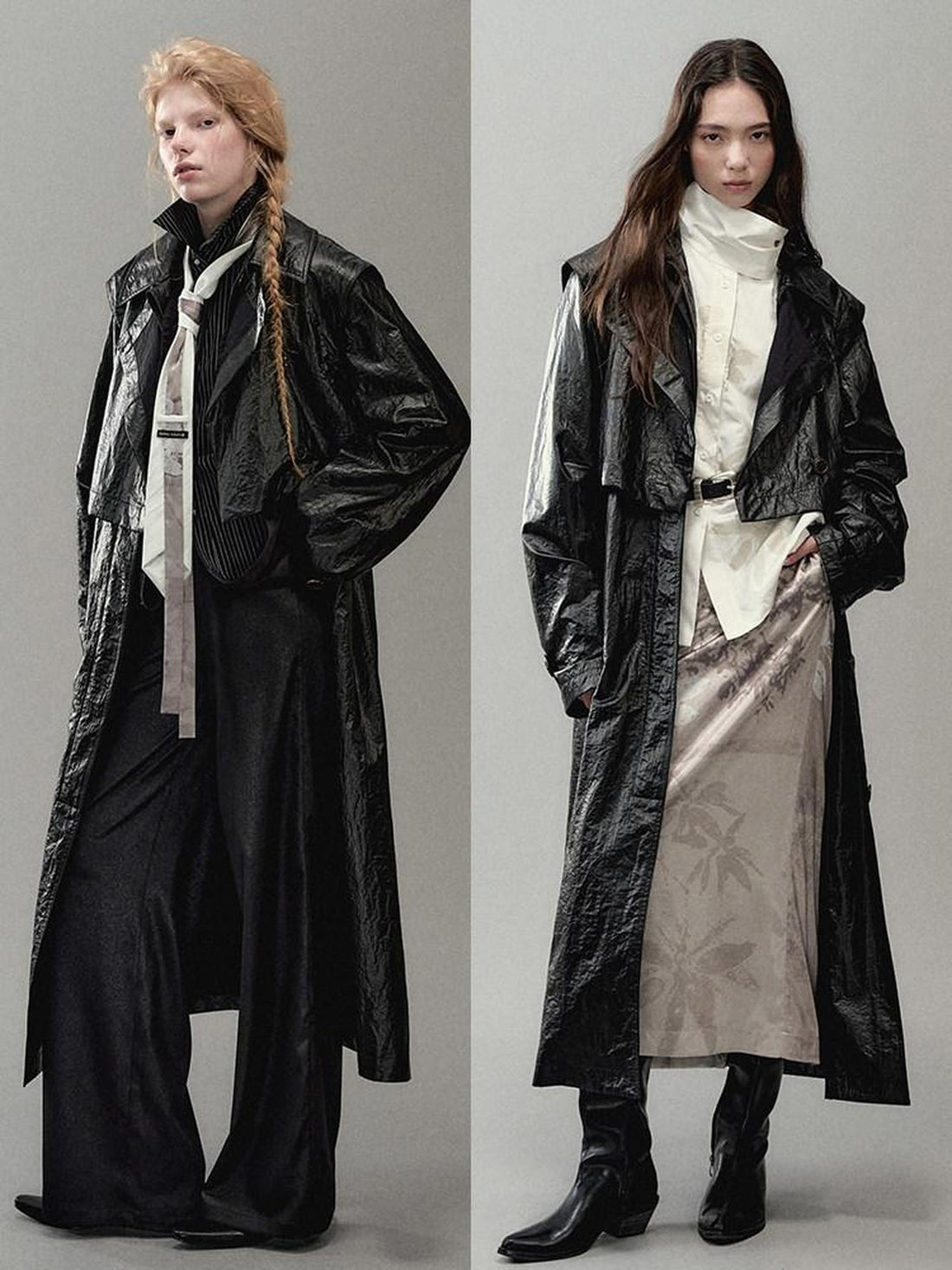 AnnoMundi Fine Crepe Faux Two Piece Workwear Women&