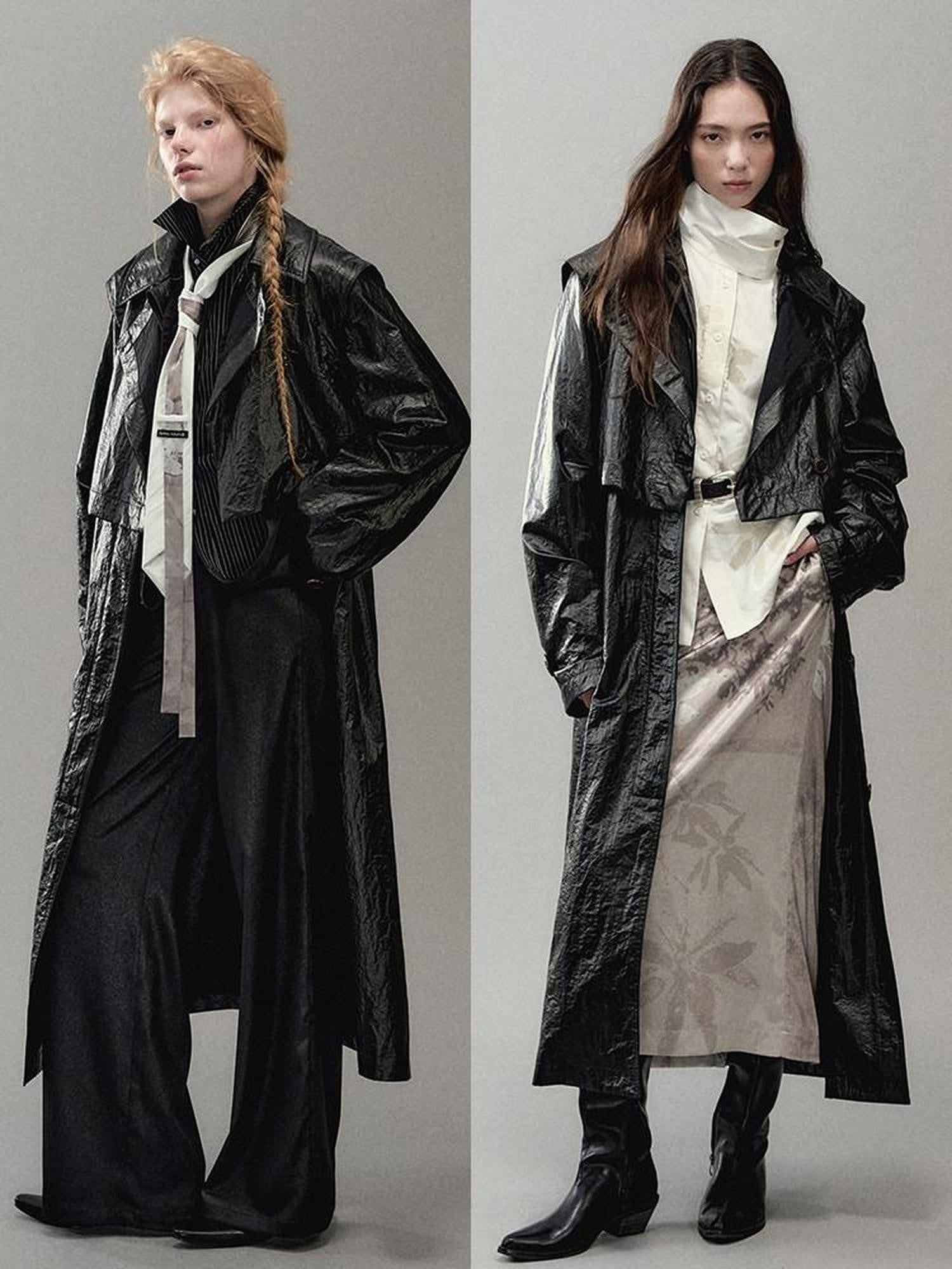 AnnoMundi Fine Crepe Faux Two Piece Workwear Women&