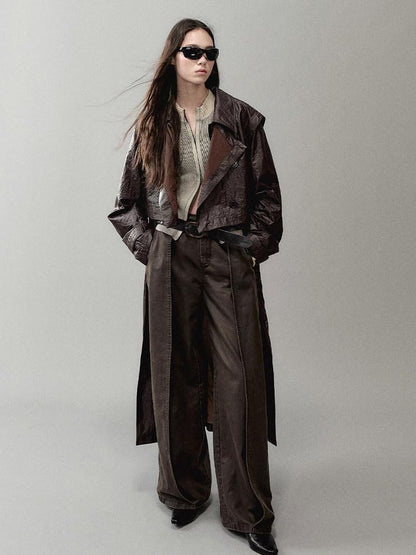 AnnoMundi Fine Crepe Faux Two Piece Workwear Women&