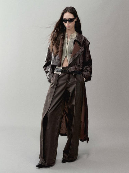 AnnoMundi Fine Crepe Faux Two Piece Workwear Women&