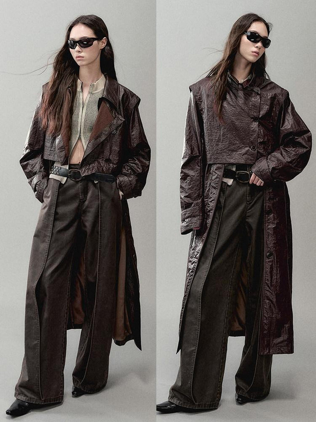 AnnoMundi Fine Crepe Faux Two Piece Workwear Women&