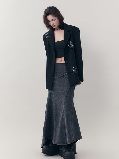 AnnoMundi Firework Embroidered Relaxed Suit Set