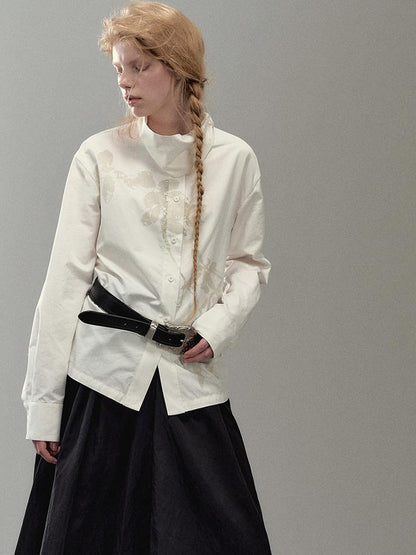 AnnoMundi Floral Branch Collar Blouse