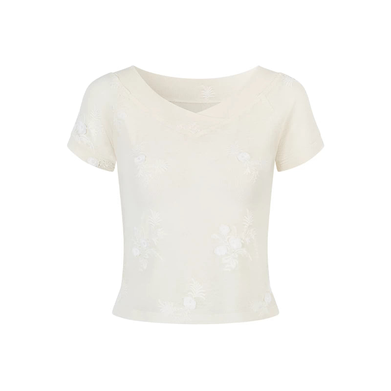 AnnoMundi_Floral_Embroidered_Sheer_V_Neck_Tee_MISSTT