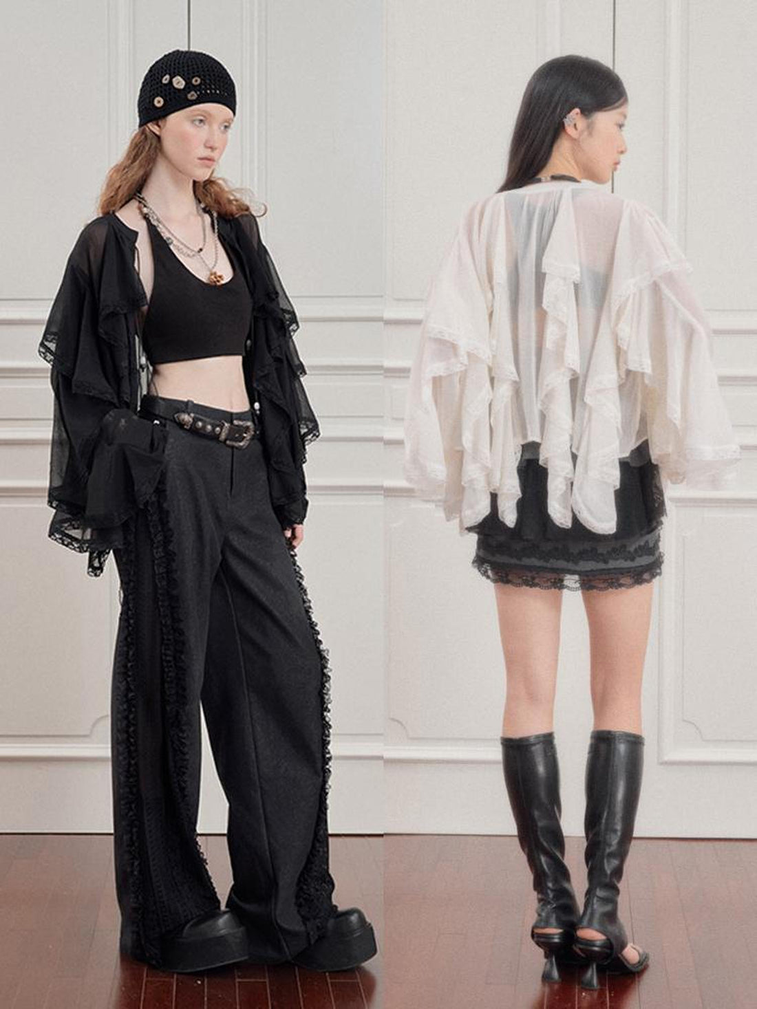AnnoMundi Floral Lace Sun Shield Shirt
