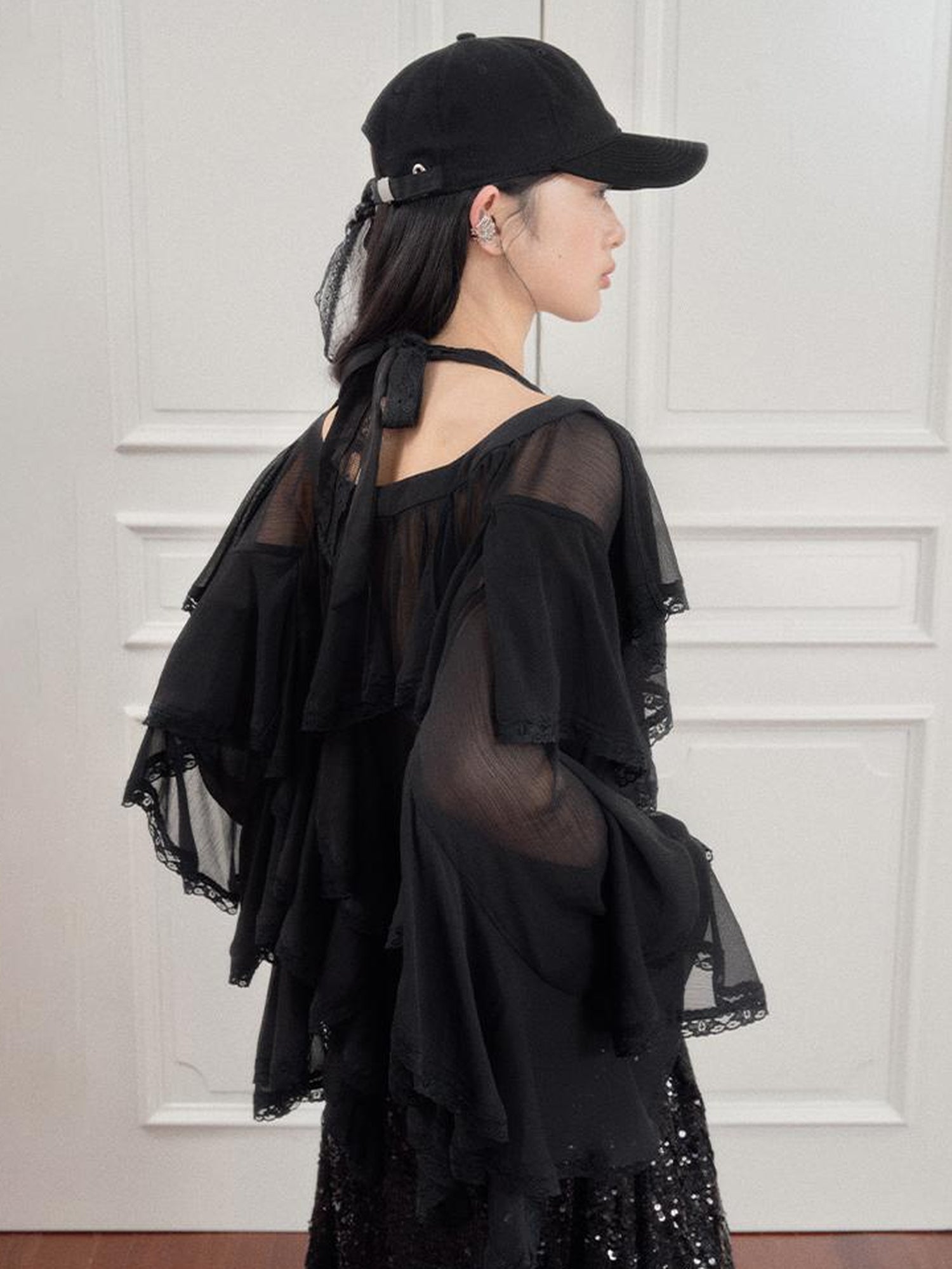 AnnoMundi Floral Lace Sun Shield Shirt