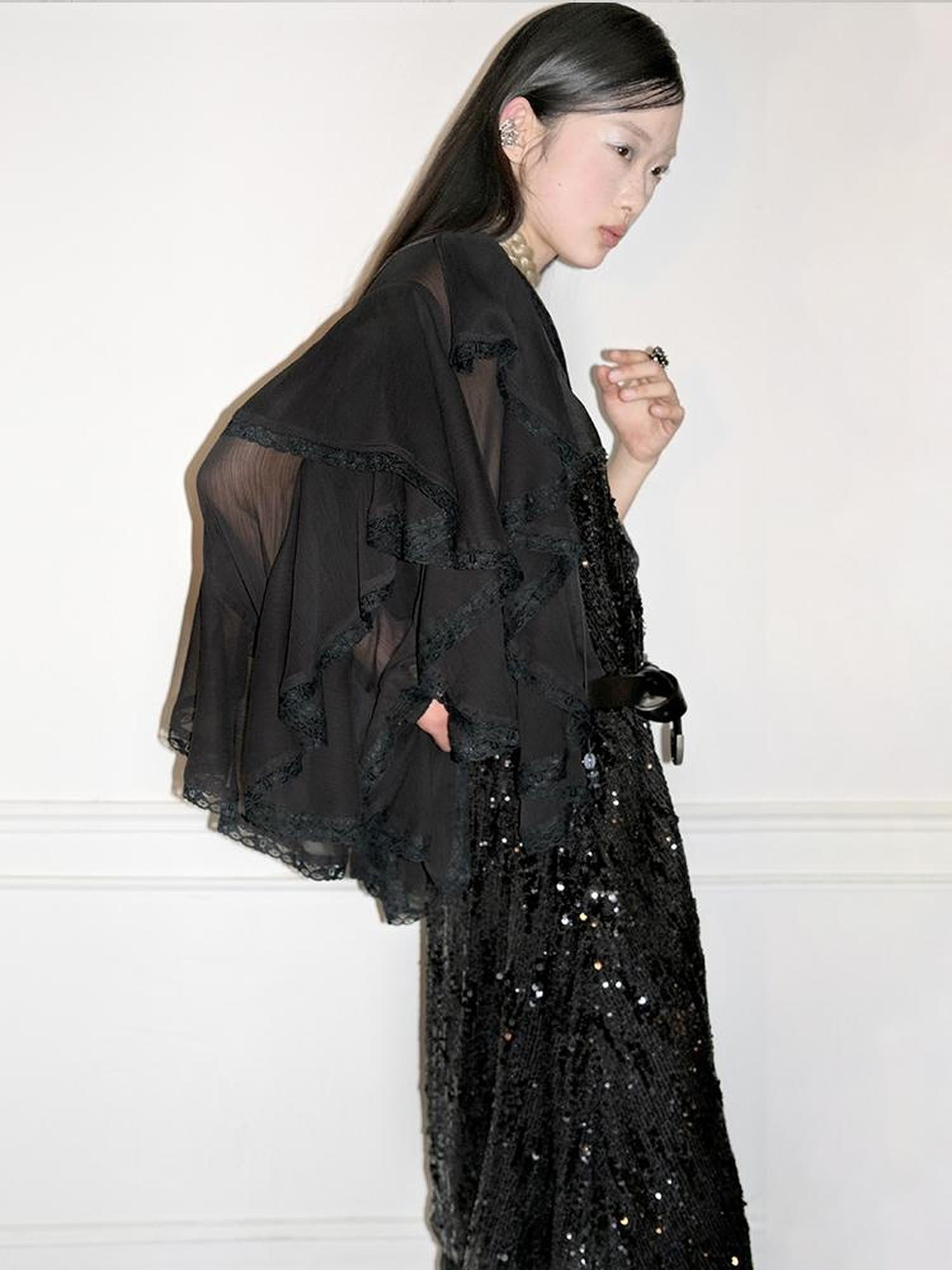 AnnoMundi Floral Lace Sun Shield Shirt