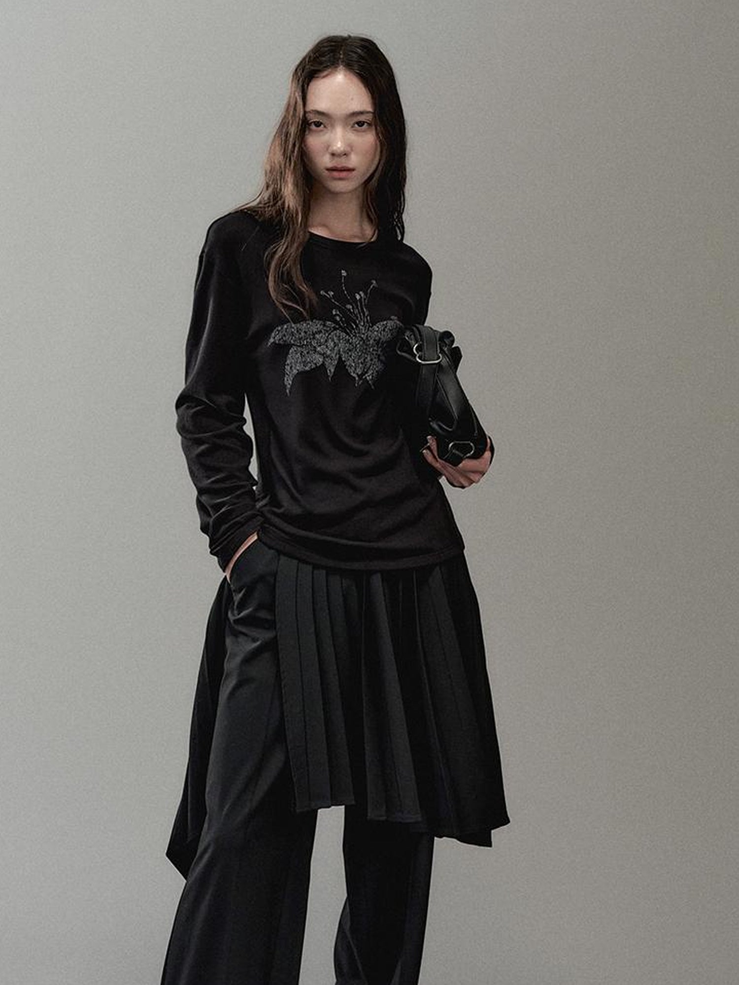 AnnoMundi Floral Print Knit T Shirt