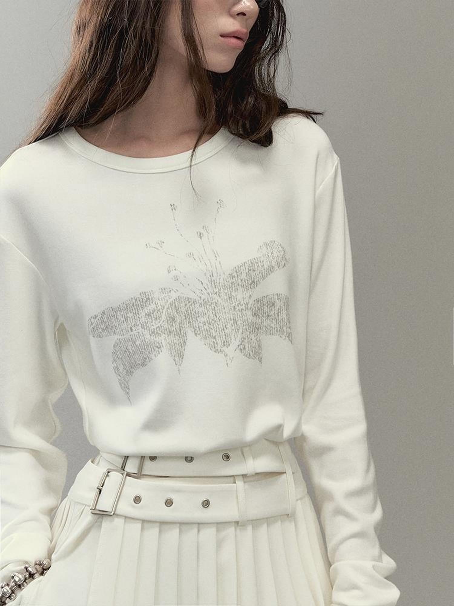AnnoMundi Floral Print Knit T Shirt
