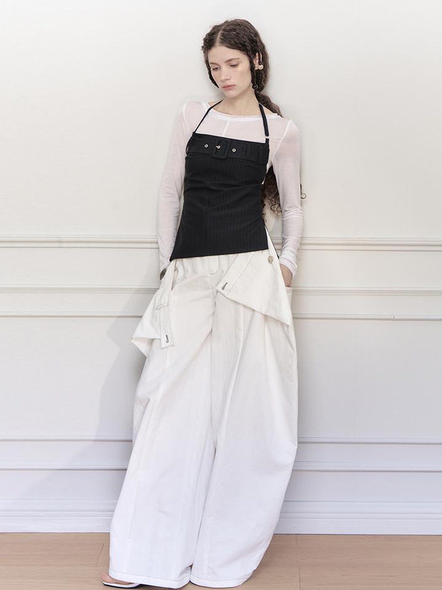 AnnoMundi Gauze Knit Sheer Tencel Tee