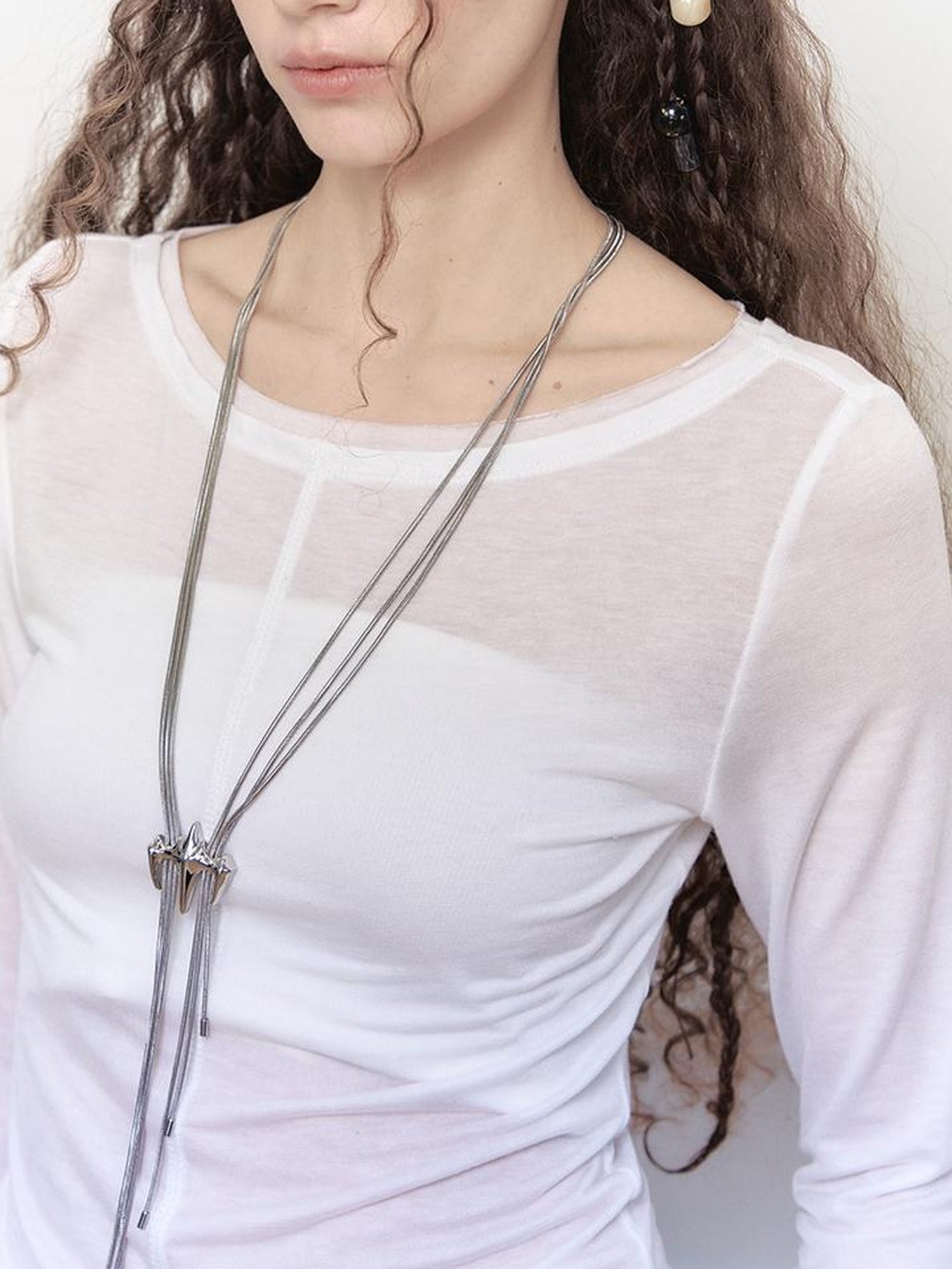 AnnoMundi Gauze Knit Sheer Tencel Tee