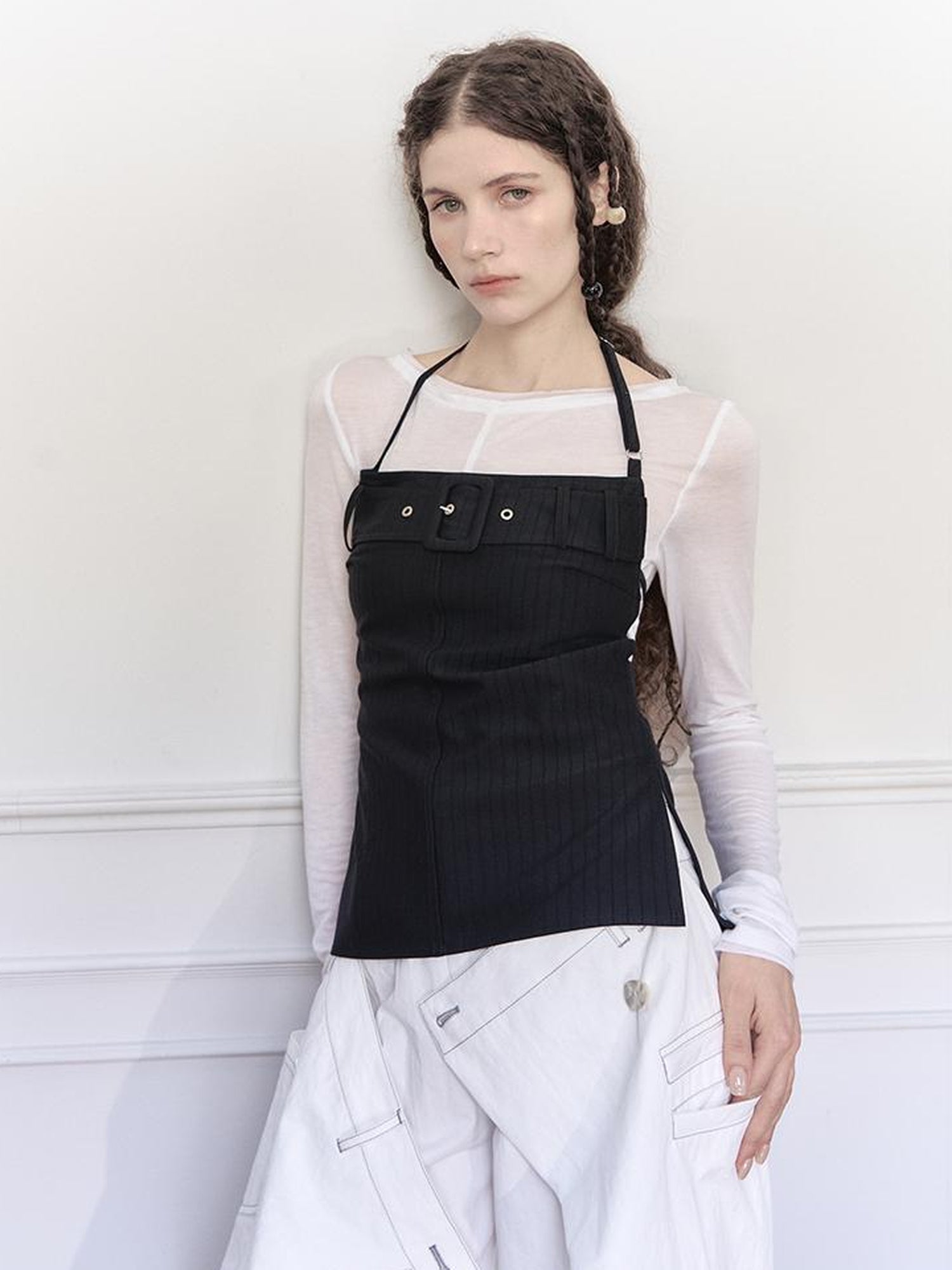 AnnoMundi Gauze Knit Sheer Tencel Tee