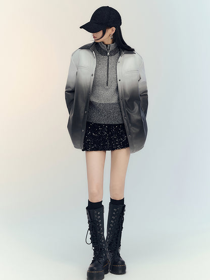 AnnoMundi Gradient Down Shirt Jacket