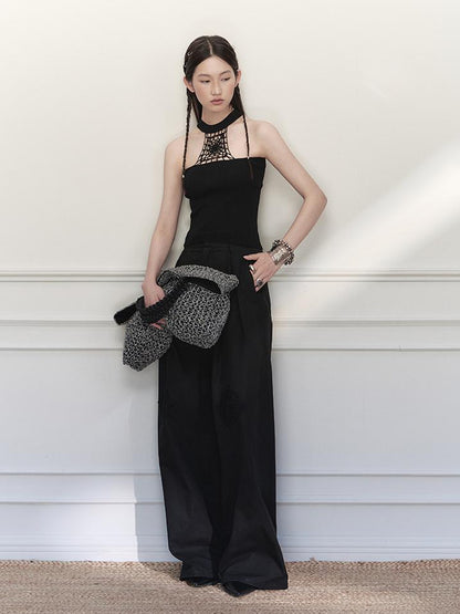 AnnoMundi Hand Crocheted Knit Halter Top