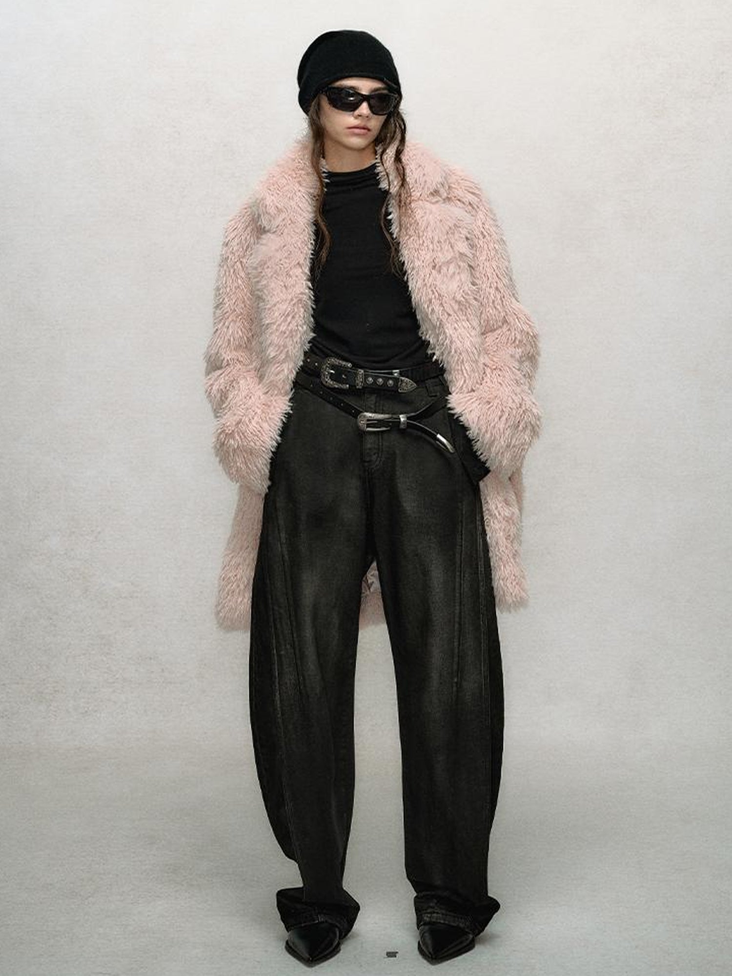 AnnoMundi Hand Knitted Button Plush Coat