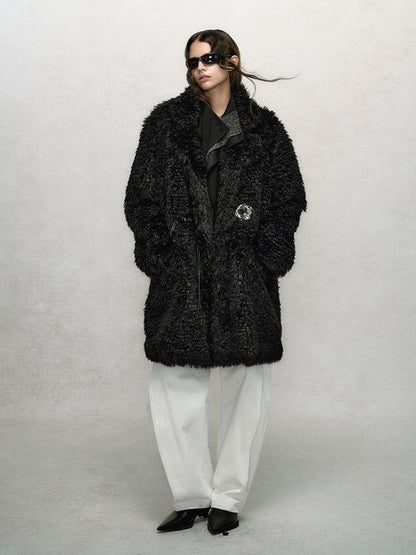 AnnoMundi Handknit Button Pocket Oversized Women&