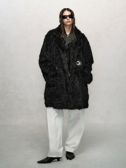 AnnoMundi Handknit Button Pocket Oversized Women&