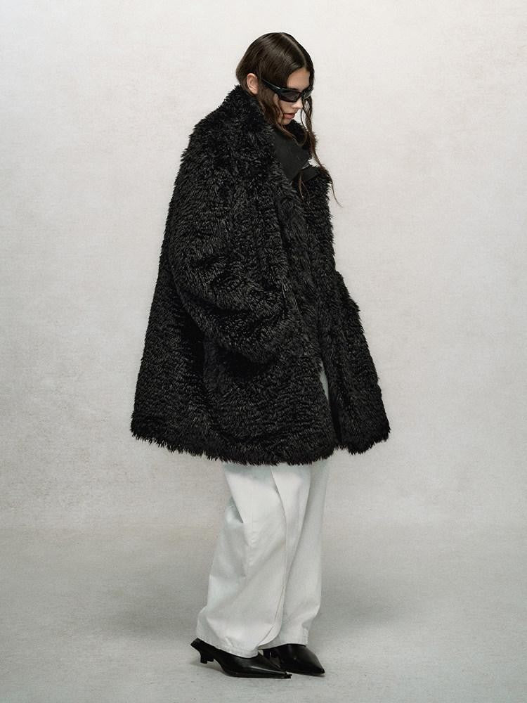 AnnoMundi Handknit Button Pocket Oversized Women&