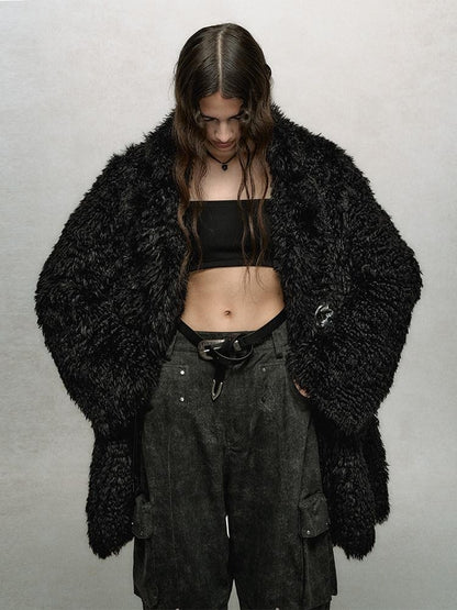 AnnoMundi Handknit Button Pocket Oversized Women&