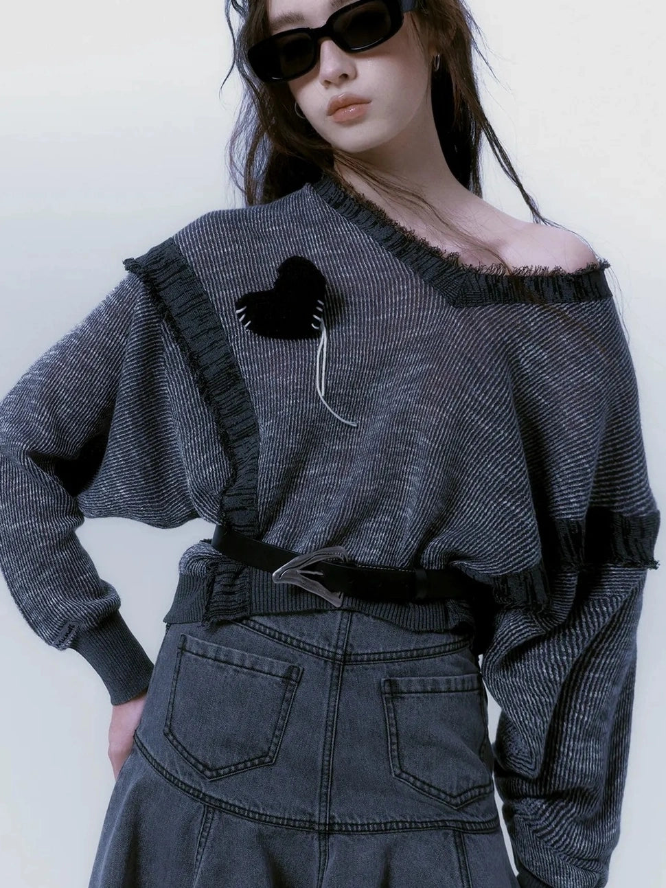 AnnoMundi Handmade Heart Crochet Brooch Accessories