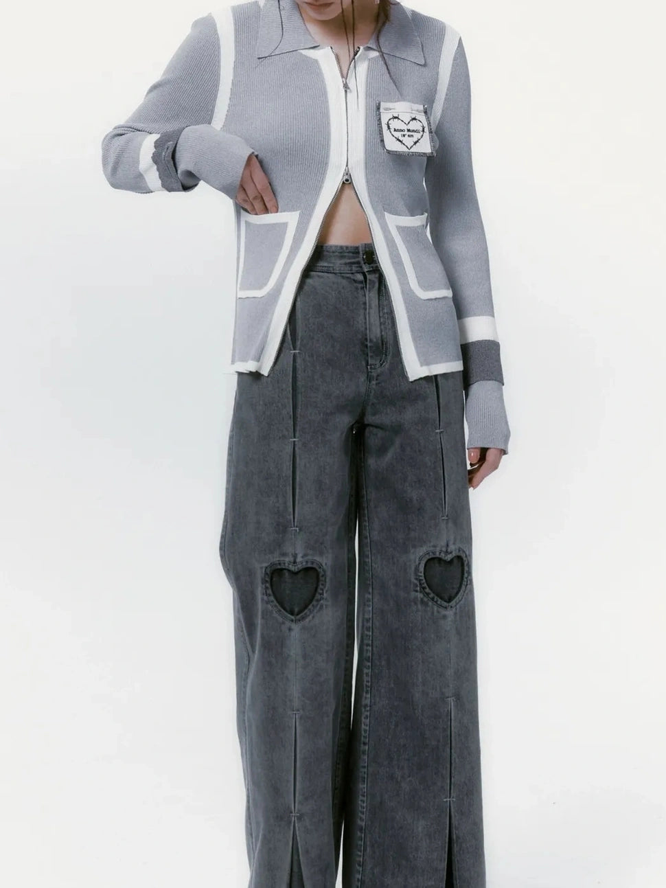 AnnoMundi Handmade Heart Crochet Brooch Accessories