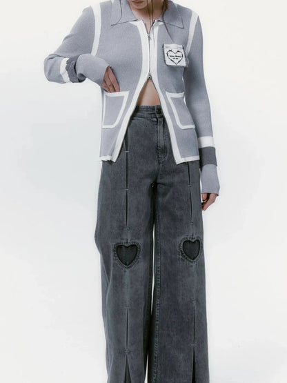 AnnoMundi Handmade Heart Crochet Brooch Accessories