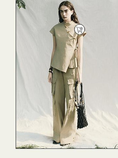 AnnoMundi Handwoven Beaded Tote Bag Distant Mountain Dusk