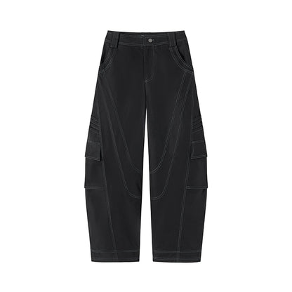 AnnoMundi_High_Waisted_Cargo_Pants_With_Contrast_Stitching_MISSTT